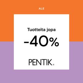Tuotteita jopa -40 %