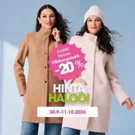 Naisten villakangastakit -20%